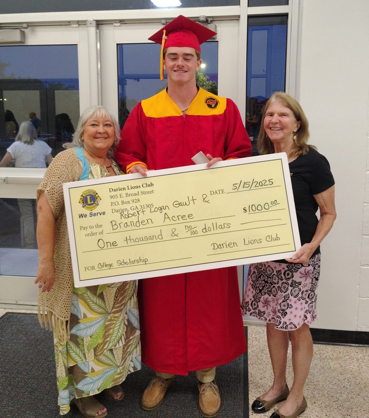 2025 Darien Lions Club Scholarship Recipient Robert Logan Gault