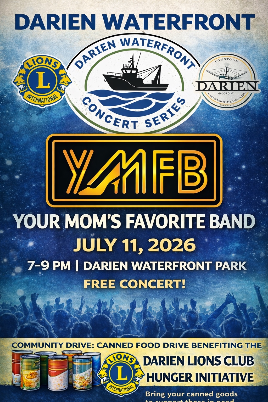Darien WaterFront Concerts Series 2026