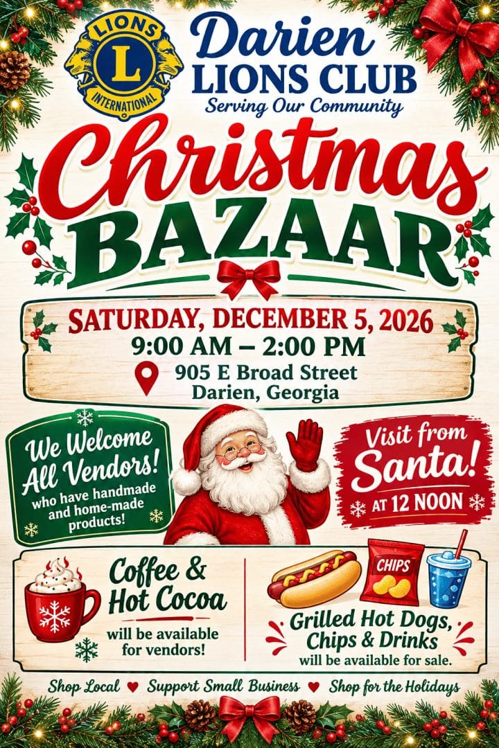 Darien Lions Club 2026 Christmas Brazzr